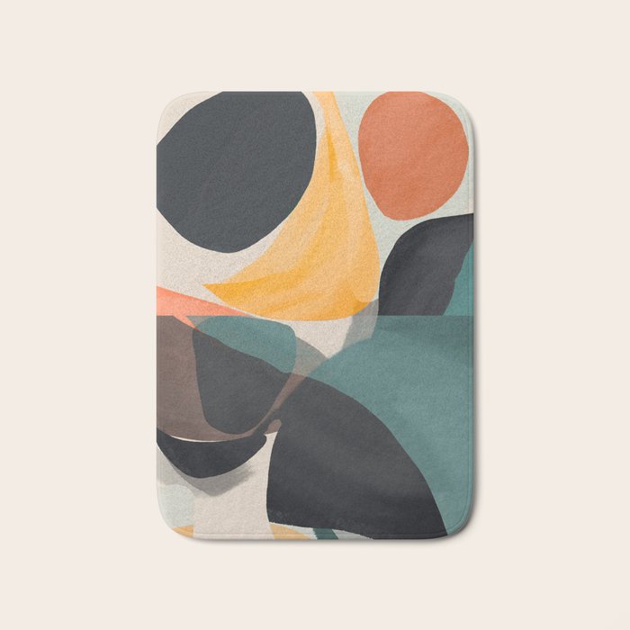 Modern Abstract Art 143 Bath Mat Gallery Image 1