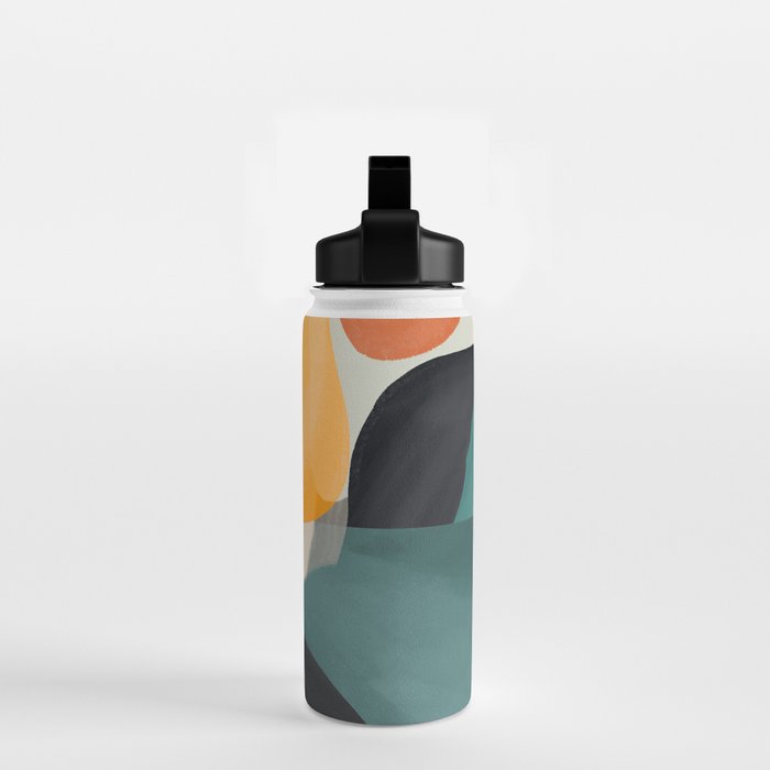 Modern Abstract Art 143 Water Bottle Gallery Image 2