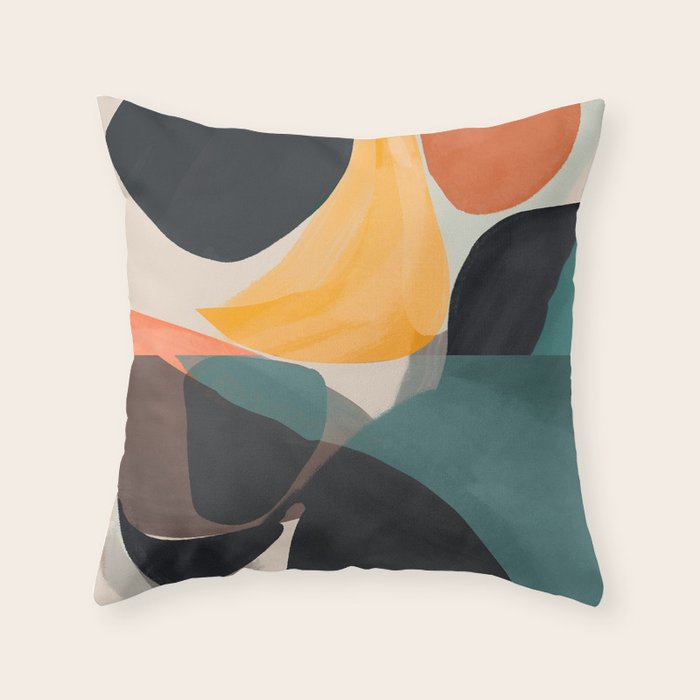 Modern Abstract Art 143 Throw Pillow Gallery Image 6