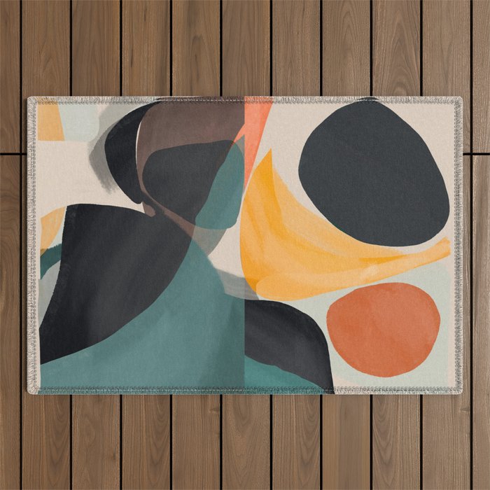 Modern Abstract Art 143 Outdoor Rug Gallery Image 1