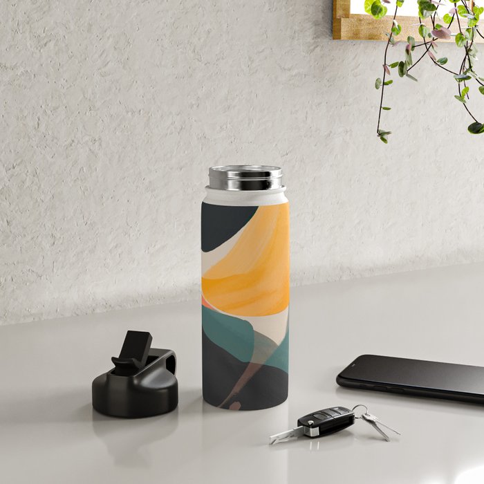 Modern Abstract Art 143 Water Bottle Gallery Image 4