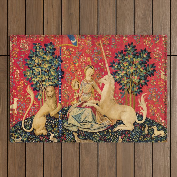 Lady and the Unicorn - Sight Outdoor Rug Gallery Image 1