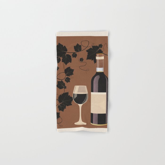 Black Wine 1 Bath Towel Gallery Image 1