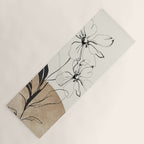 Abstract Art Minimal Flowers 3 Yoga Mat Gallery Image 1