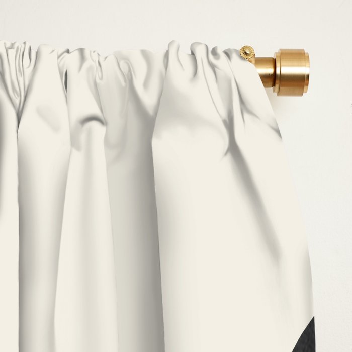 Abstract Art Minimal Flowers 3 Window Curtain Gallery Image 2