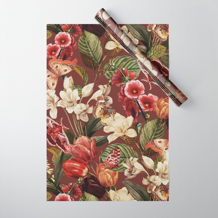 Moths and Butterflies IV Wrapping Paper Gallery Image 1