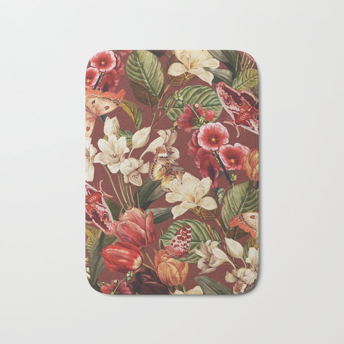 Moths and Butterflies IV Bath Mat Gallery Image 1