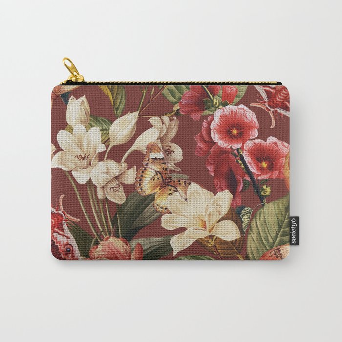 Moths and Butterflies IV Carry All Pouch Gallery Image 1