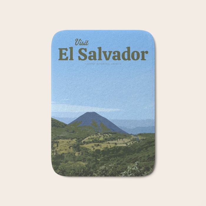Visit El Salvador Bath Mat Gallery Image 1