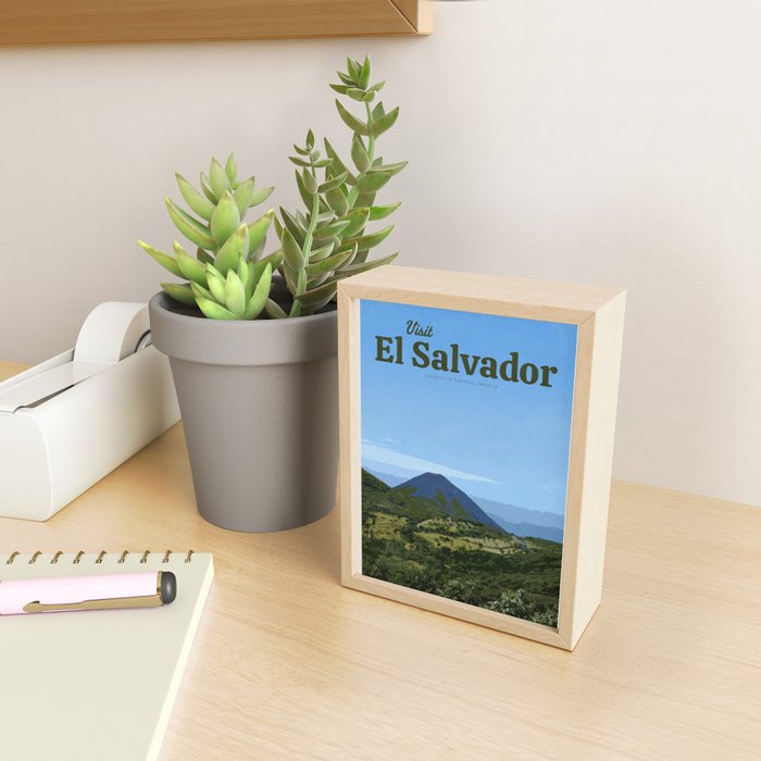 Visit El Salvador Mini Art Print Gallery Image 2