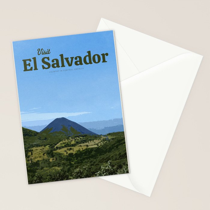 Visit El Salvador Stationery Card Gallery Image 2