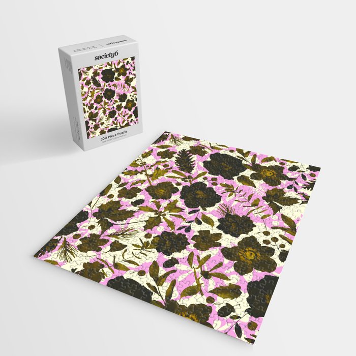 Illuminated garden silhouette Jigsaw Puzzle Gallery Image 2
