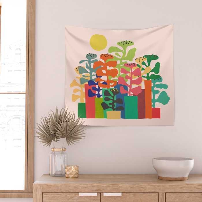 Plants market Wall Tapestry Gallery Image 2