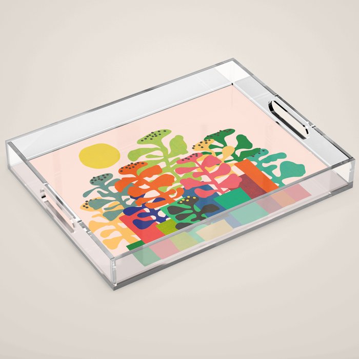 Plants market Acrylic Tray Gallery Image 1