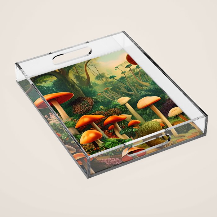 Brirsuris - The Valley of Mushrooms Acrylic Tray Gallery Image 1