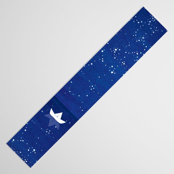 Zen sailing, ocean, stars Table Runner Gallery Image 3