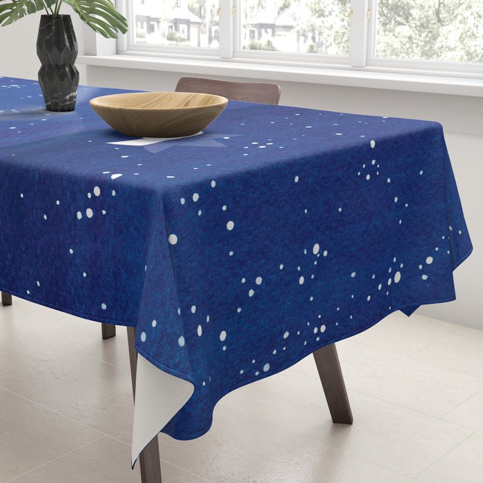 Zen sailing, ocean, stars Tablecloth Gallery Image 3