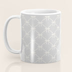 Bows & Ribbons Pattern LX Light Grey Coffee Mug Gallery Image 3