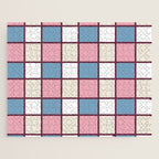 Soft Retro Grid Pattern Jigsaw Puzzle Gallery Image 1
