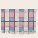 Soft Retro Grid Pattern Wall Hanging Gallery Image 1