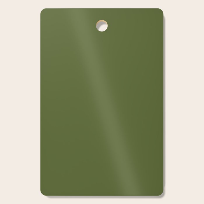 Olive Green Solid Color Cutting Board Gallery Image 1
