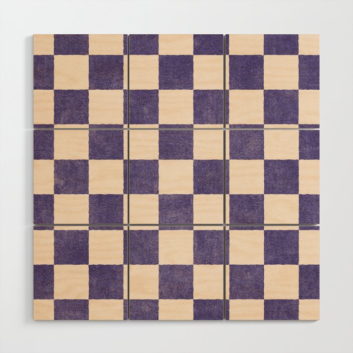 CHECKER - 001 - Lavender Wood Wall Art Gallery Image 1