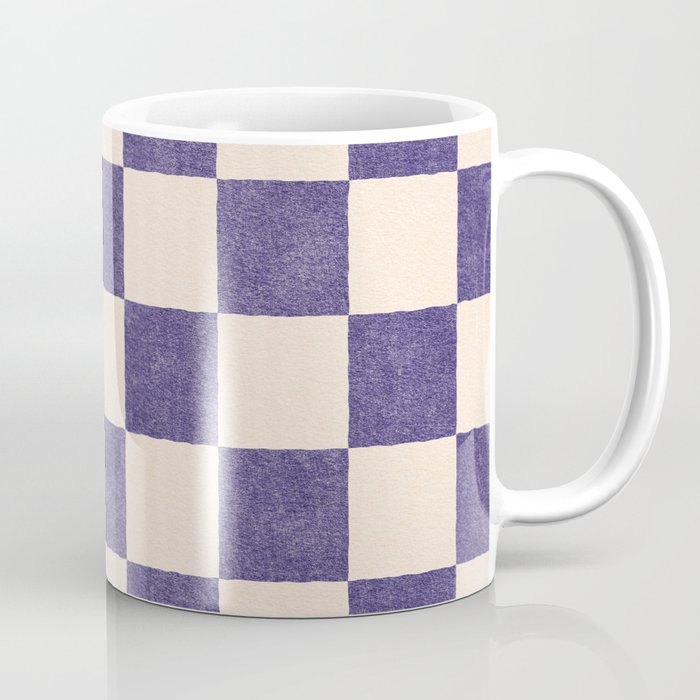 CHECKER - 001 - Lavender Coffee Mug Gallery Image 1
