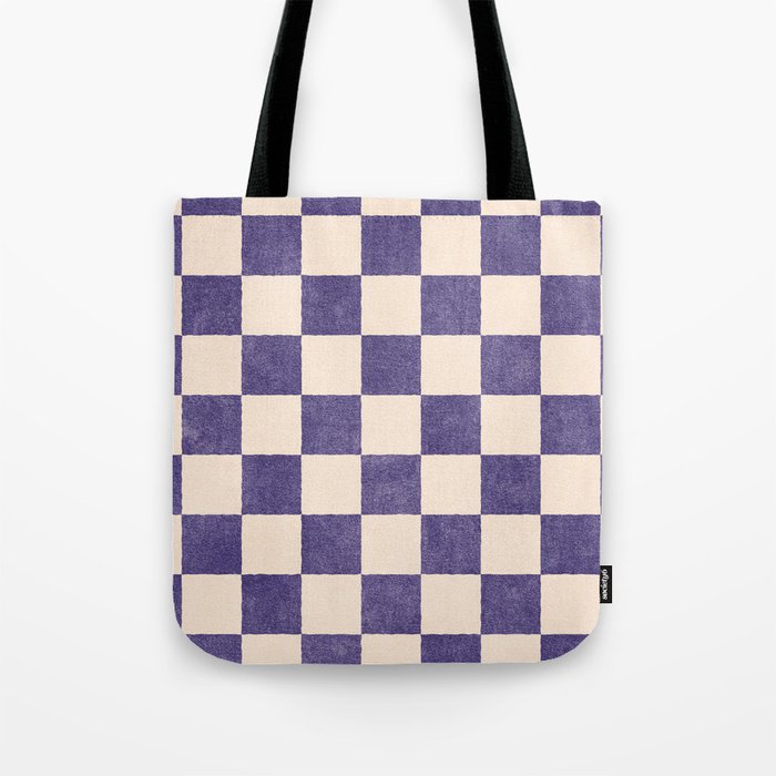 CHECKER - 001 - Lavender Tote Bag Gallery Image 1