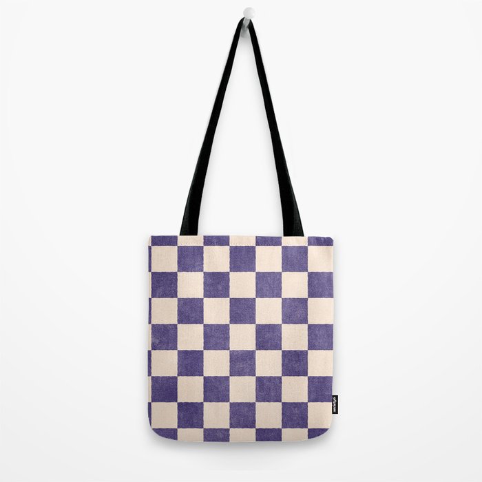 CHECKER - 001 - Lavender Tote Bag Gallery Image 2