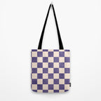 CHECKER - 001 - Lavender Tote Bag Gallery Image 2