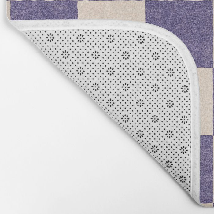 CHECKER - 001 - Lavender Bath Mat Gallery Image 2