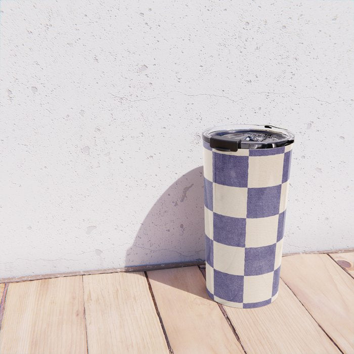 CHECKER - 001 - Lavender Travel Mug Gallery Image 4
