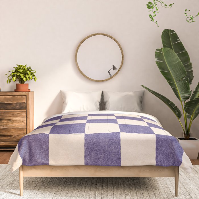 CHECKER - 001 - Lavender Comforter Gallery Image 3