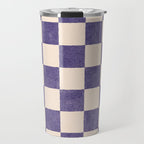 CHECKER - 001 - Lavender Travel Mug Gallery Image 1