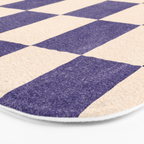 CHECKER - 001 - Lavender Bath Mat Gallery Image 3