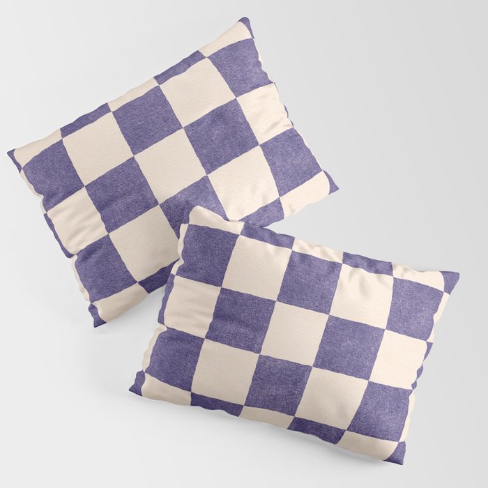 CHECKER - 001 - Lavender Pillow Sham Gallery Image 1