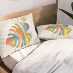 Cat and Plant 71 Pillow Sham Gallery Image 2