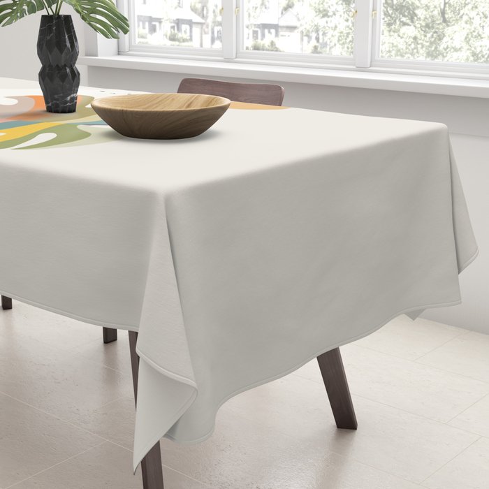 Cat and Plant 71 Tablecloth Gallery Image 3