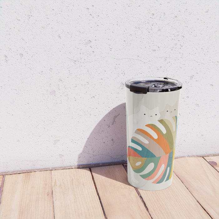 Cat and Plant 71 Travel Mug Gallery Image 4