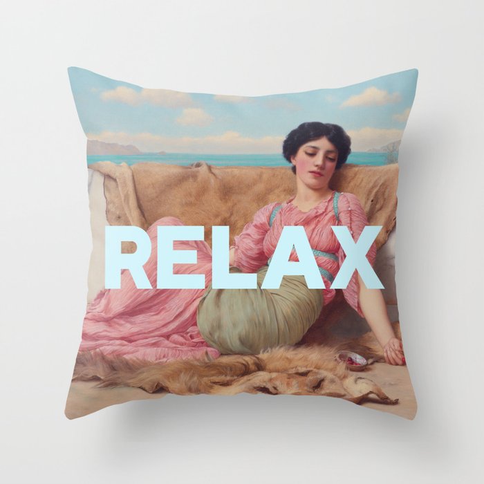 Relax Throw Pillow Gallery Image 6