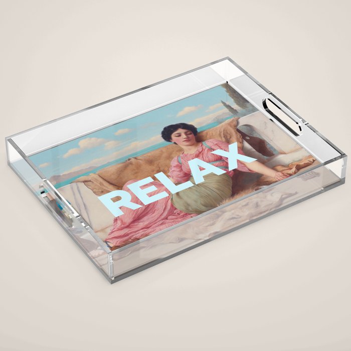 Relax Acrylic Tray Gallery Image 1