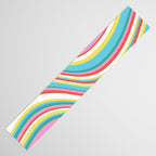  Wavy Stripes II - 60s Candy Rainbow Table Runner Gallery Image 3