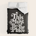 This Must Be The Place - Black & White Comforter Gallery Image 6