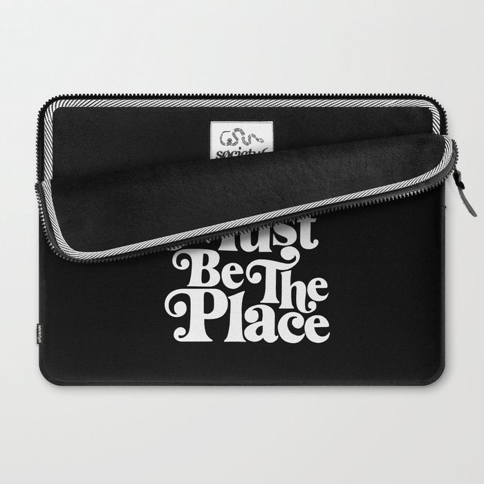 This Must Be The Place - Black & White Laptop Sleeve Gallery Image 2