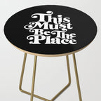 This Must Be The Place - Black & White Side Table Gallery Image 2