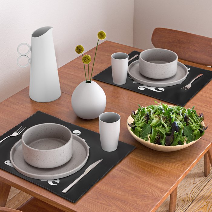 This Must Be The Place - Black & White Placemat Gallery Image 2