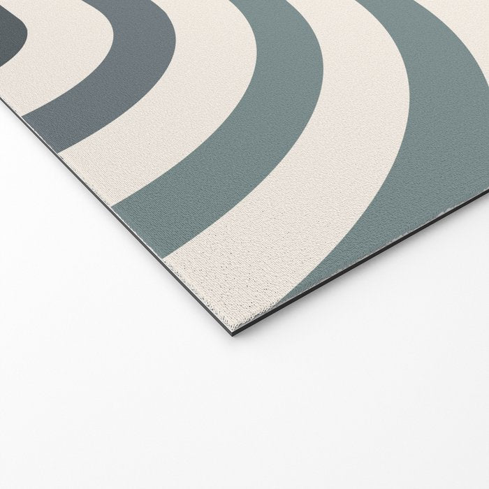 Bold Curvature Stripes II Welcome Mat Gallery Image 2