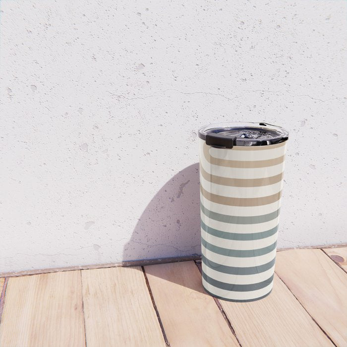 Bold Curvature Stripes II Travel Mug Gallery Image 4