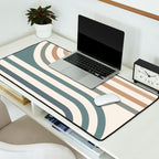 Bold Curvature Stripes II Desk Mat Gallery Image 2