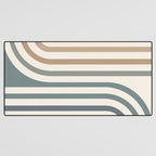 Bold Curvature Stripes II Desk Mat Gallery Image 3